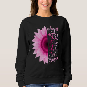Augusti Flicka 1933 89 År Av Att Vara Solsken Blan T Shirt