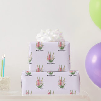 Augusti Gladiolus Blommor Presentpapper