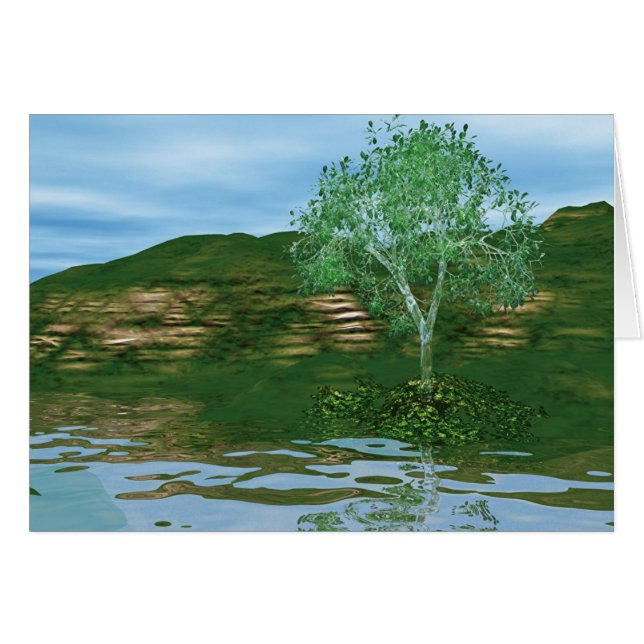 Augusti Hälsningskort (Framsidan Horizontal)