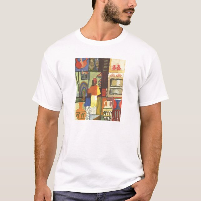 Augusti Macke - återförsäljare med den Tee (Framsida)