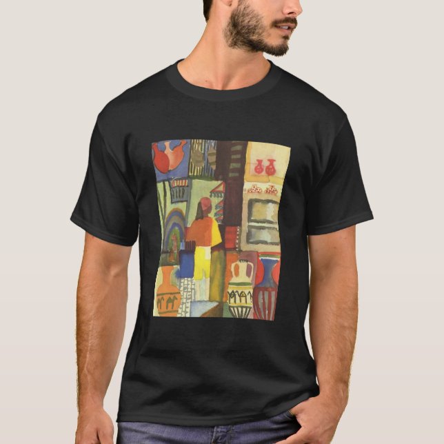 Augusti Macke - återförsäljare med den Tee Shirt (Framsida)