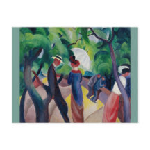Augusti Macke Propromenad CC0712 vykort