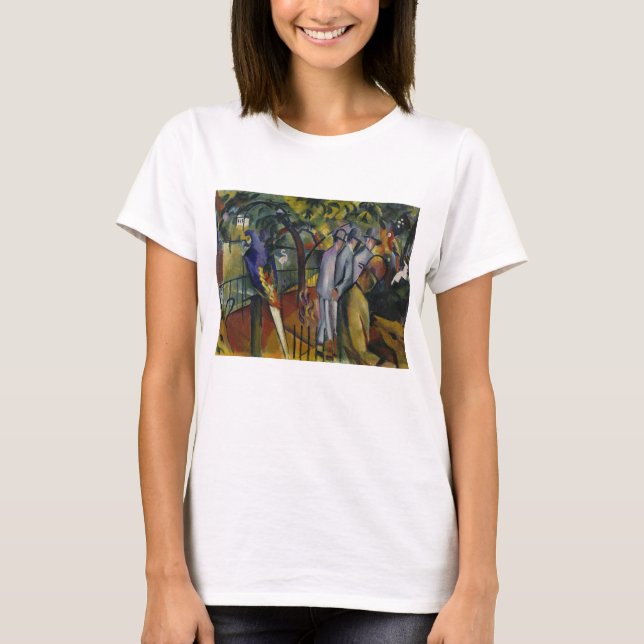 Augusti Macke | zoologisk trädgård mig Tee Shirt (Framsida)