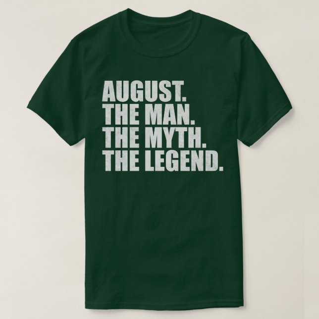 Augusti Namn augusti namn T Shirt (Design framsida)