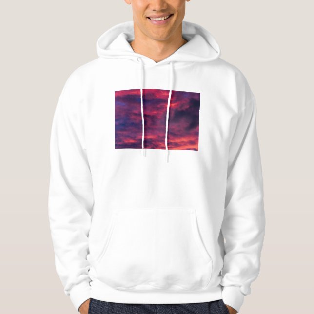 augusti röd hoodie (Framsida)