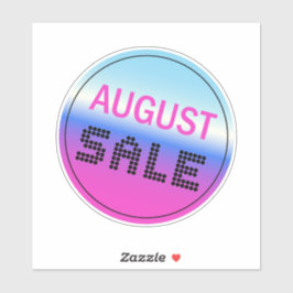 Augusti Sale Sticker HoloGraph Gradient (1 pc) Klistermärken