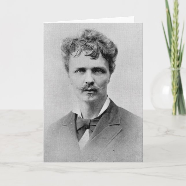 Augusti Strindberg, 1st Januari, 1884 Kort (Framsida)