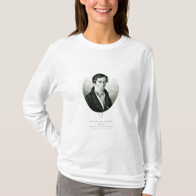 Augustin Jean Fresnel 1825 T Shirt (Framsida)