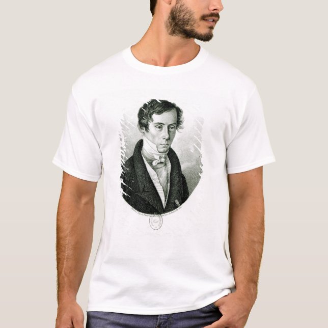 Augustin Jean Fresnel 1825 T Shirt (Framsida)