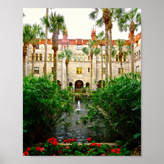 Augustine Florida Lightner Museum Printable Art Poster (Framsidan)