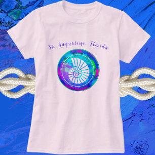 Augustine Florida Söt Sea Snäcka T Shirt