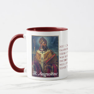 Augustine mugg med citationstecken