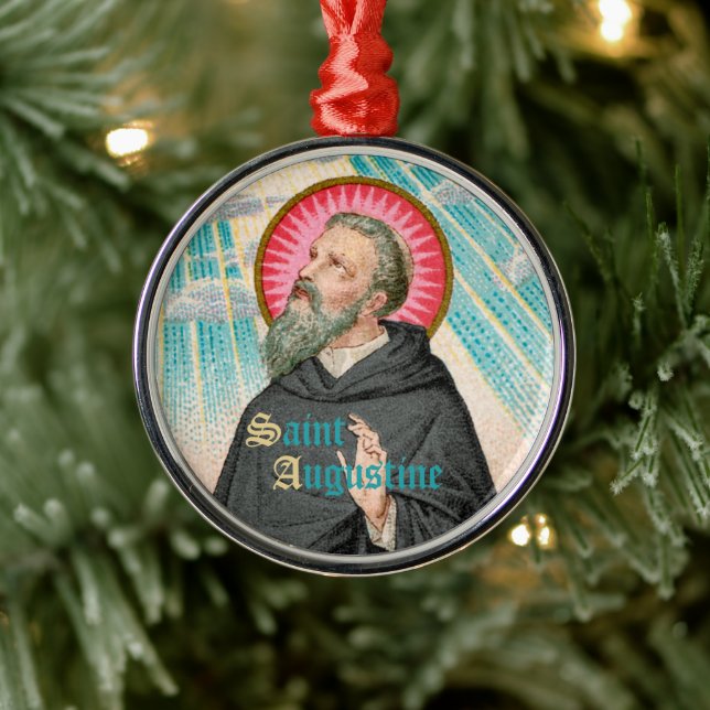 Augustine of Hippo (SAU 047; uppgift) Julgransprydnad Metall (Träd)