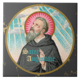 Augustine of Hippo (SAU 047; uppgift) Kakelplatta