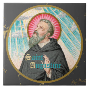 Augustine of Hippo (SAU 047; uppgift) Kakelplatta
