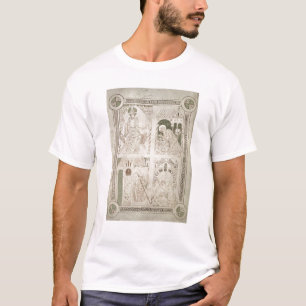 Augustine på foten av Kristus & scriben T Shirt