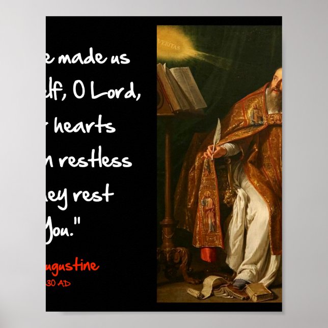 Augustine - Restless Heart Poster (Framsidan)