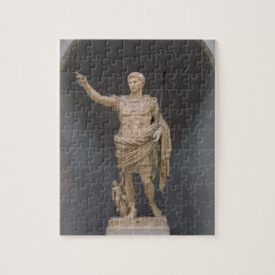 Augustus av Prima Porta, c.20 BC (marmor) Pussel