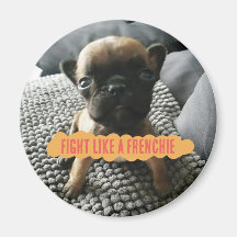 Augustus "Fight as as a Frenchie Pin"