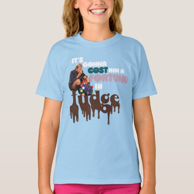 Augustus Gloop - A Fortune in Fudge T Shirt (Framsida)