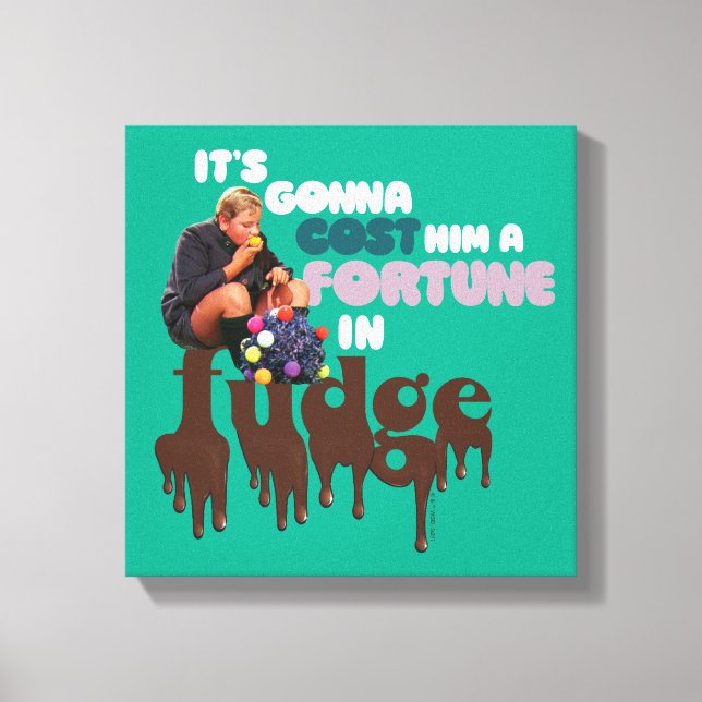 Augustus Gloop - En fyndighet i rök Canvastryck (Framsida)