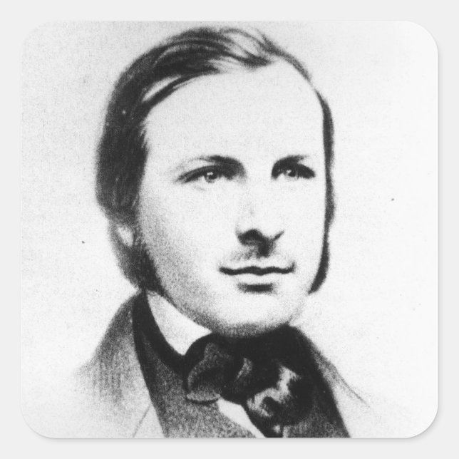 Augustus Pugin Fyrkantigt Klistermärke (Framsida)