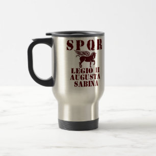 Augustuss 2nd romerska mugg för legionPegasus