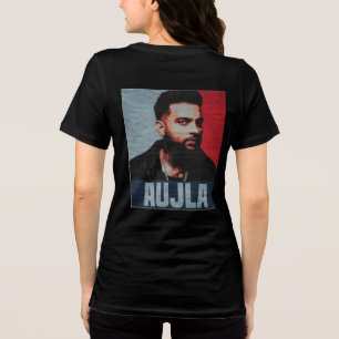 AUJLA Grafisk T-Shirt Punjabi Musik Fan T-Shirt