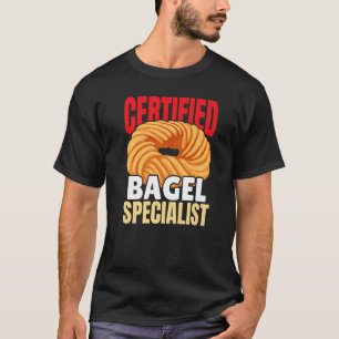 Auktoriserad Bagel Specialist Food Foodie Bread Je T Shirt