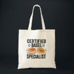 Auktoriserad Bagel Specialist Funny Jewish Hanukka Tygkasse<br><div class="desc">hanukkah, passerande, iddisch, chanukah, jewant, menorah, jew, gift, födelsedags, bagel</div>