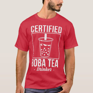 Auktoriserad Boba Tea Drinker Bubble Tea T Shirt