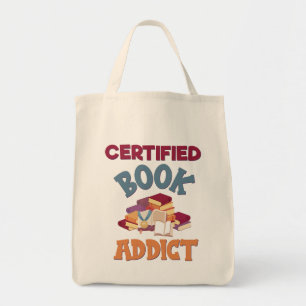Auktoriserad Bok Addict Tygkasse
