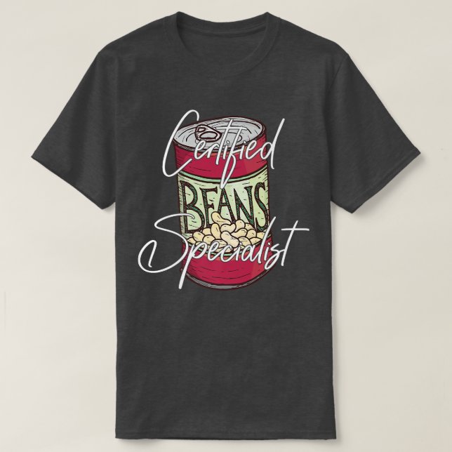 Auktoriserad Bönans National Baked Bean Da T Shirt (Design framsida)