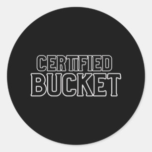 Auktoriserad Bucket Runt Klistermärke