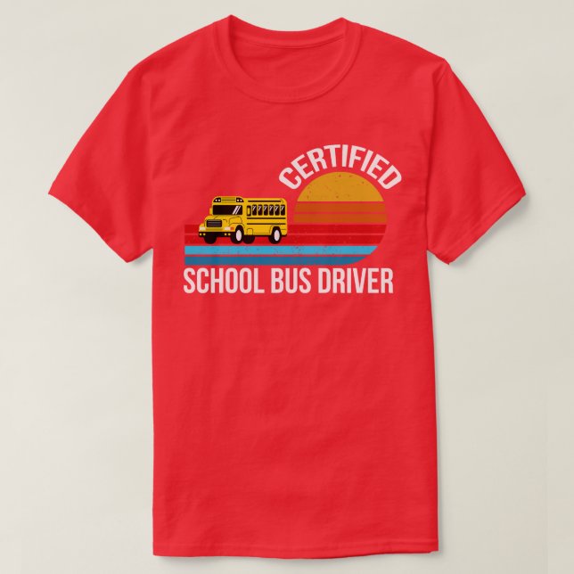 auktoriserad buss förare Fantastisk 1 T Shirt (Design framsida)