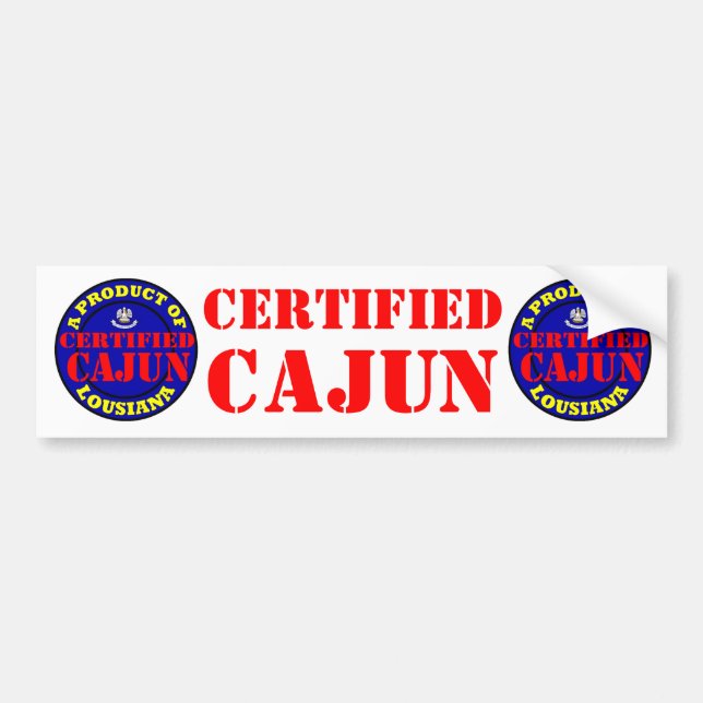 AUKTORISERAD CAJUN BILDEKAL (Framsidan)