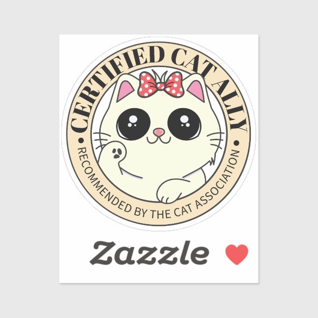 Auktoriserad Cat Ally | Klistermärken (Ark)
