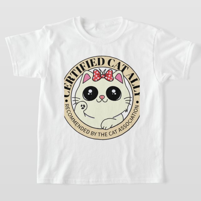 Auktoriserad Cat Ally | T Shirt (Laydown)