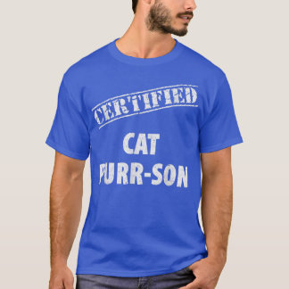 Auktoriserad Cat purrson Funny Cat Pun för Cat Lo T Shirt