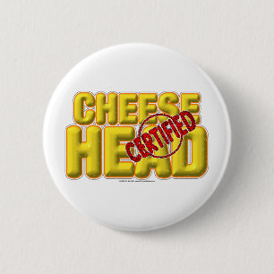 Auktoriserad CheeseHead Knapp