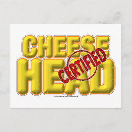 Auktoriserad CheeseHead Vykort