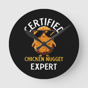 Auktoriserad Chicken Nugget Expert Rund Klocka