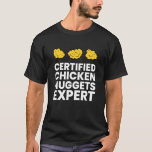 Auktoriserad Chicken Nuggets Expert Chicken Nugget T Shirt