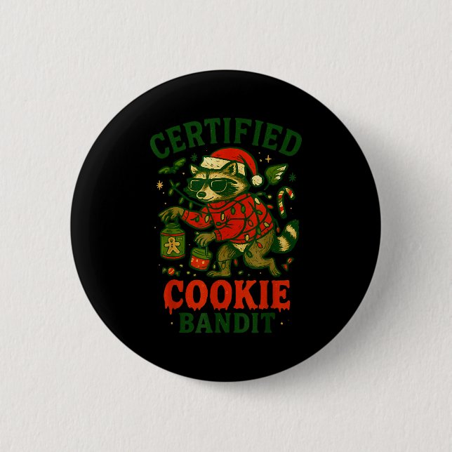 Auktoriserad Cookie Bandit, Ljus Ra Knapp (Framsida)