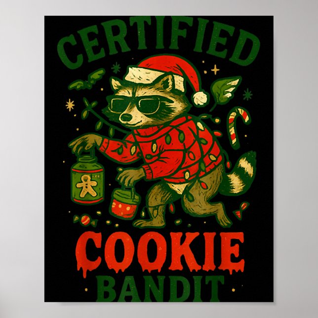 Auktoriserad Cookie Bandit, Ljus Ra Poster (Framsidan)