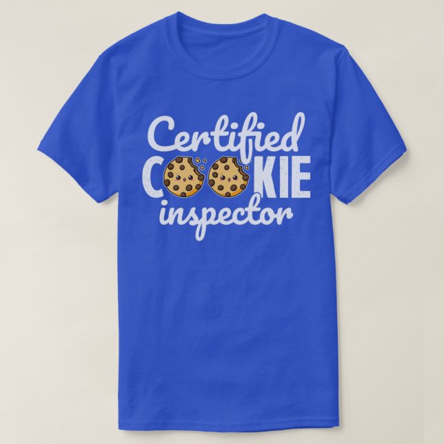 Auktoriserad Cookie-inspektör T Shirt (Design framsida)