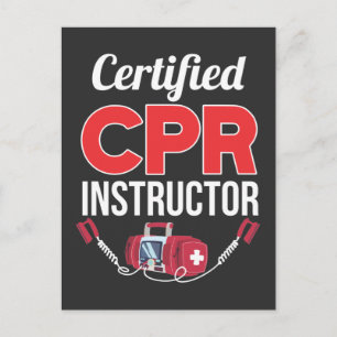 Auktoriserad CPR-instruktör för funktionell medici Vykort