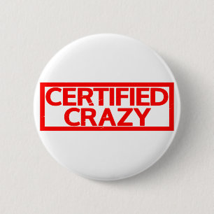 Auktoriserad Crazy Frimärke Knapp