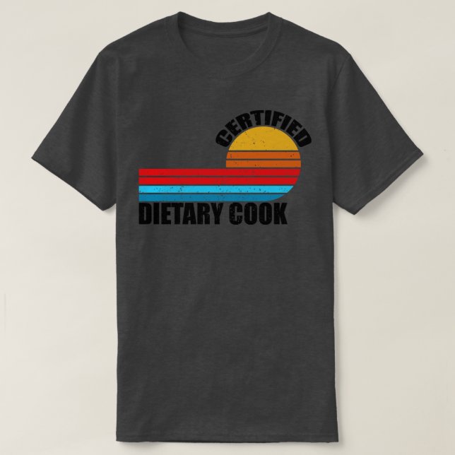 Auktoriserad Dietcook-vintage, jobbtitel pro T Shirt (Design framsida)