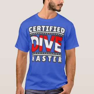 Auktoriserad Dive Master T Shirt